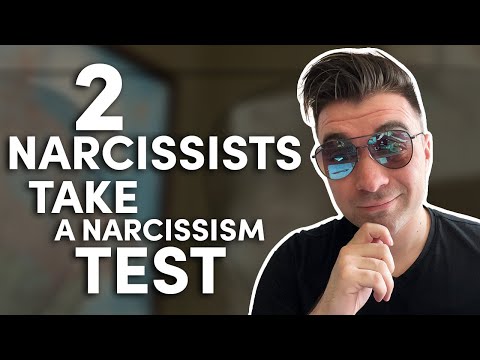 Two diagnosed narcissists take a narcissism test