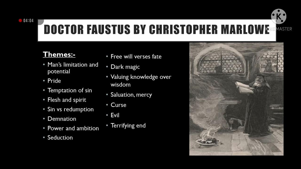 Doctor Faustus By Christopher Marlowe Themes Full Explanation In Urdu