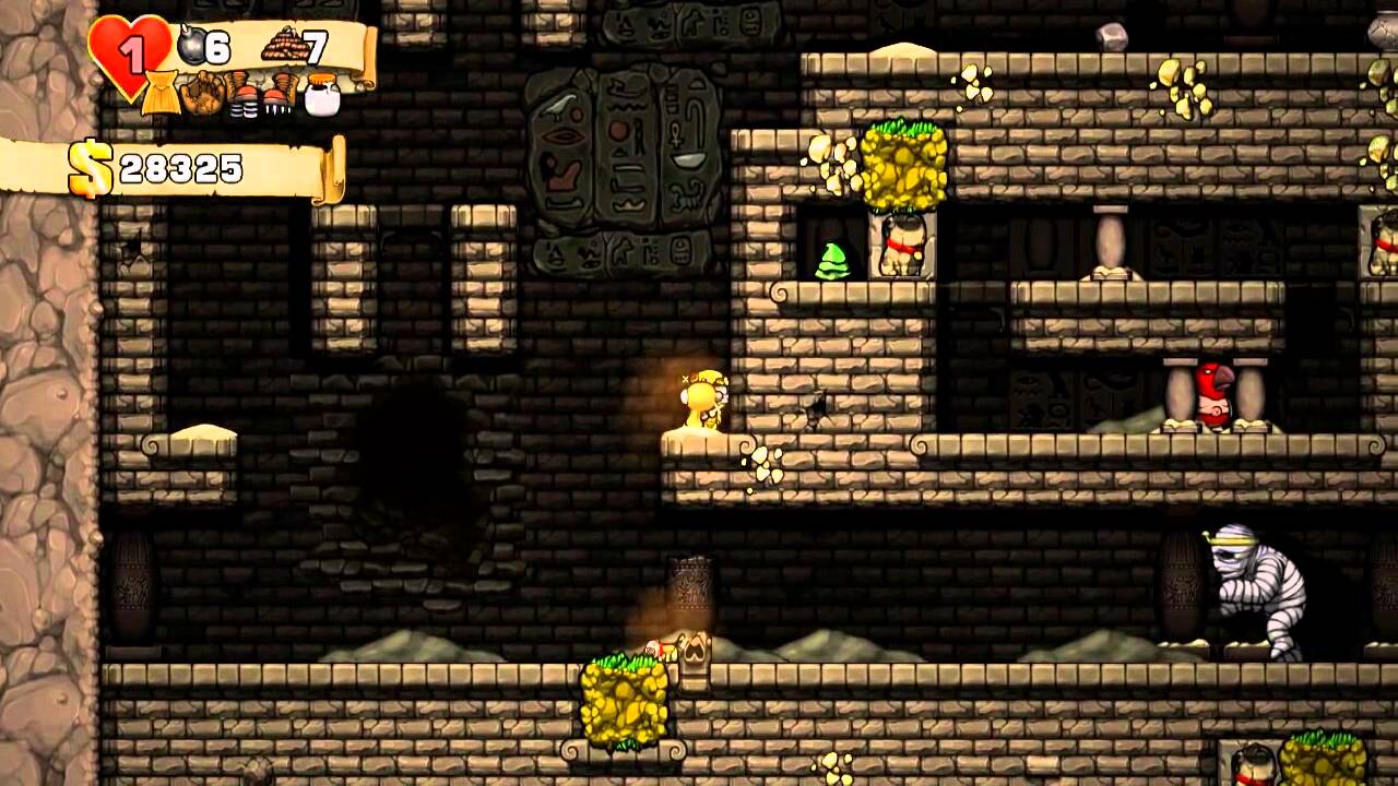 60fps test: Spelunky playthrough (no commentary)