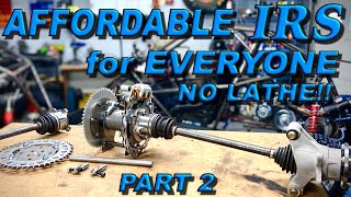 Chain Drive Spool for Crosskart/Mini Buggy/Go Kart: Affordable Easy NO LATHE (part 2)