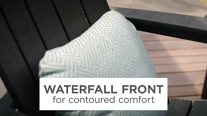 POLYWOOD Vineyard 3-Piece Curveback Adirondack Set