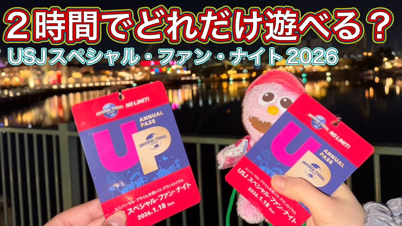 【貸切‼︎】USJスペシャル・ファン・ナイトに行ってきました【グランロイヤル】