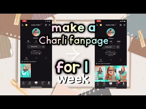 Make a charli fanpage for 1 week! | iOS | aesthetic with keshia