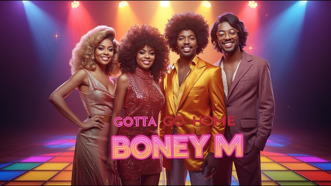 Boney M - Gotta Go Home || Video Lyrics || AI Music Experience(Cinematic Visuals)