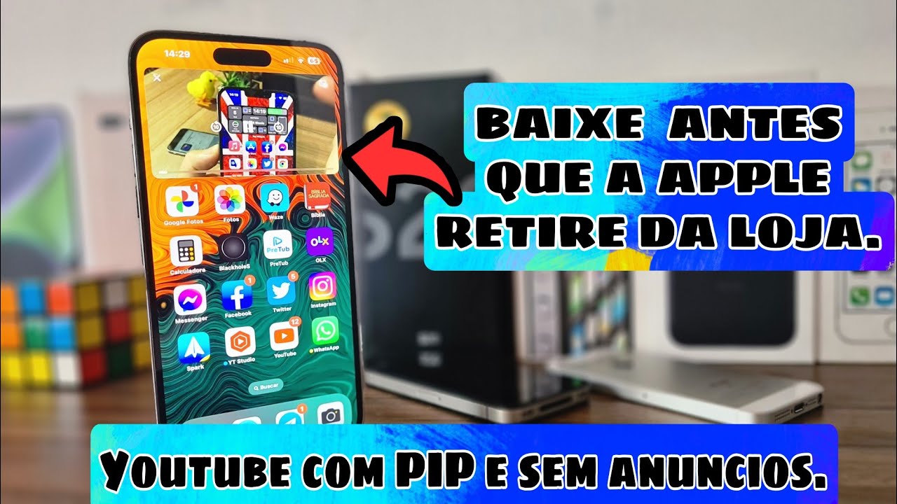 YT com PIP e sem anúncios (grátis)! Melhor APP DA VIDA! Baixe antes que ...