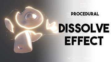How to create a Dissolve / Disintegration Effect in Blender (Procedural Material)