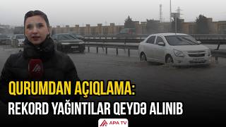 Bakıda Güclü Yağış Bir Sıra Problemlər Yaratdi Apa Tv