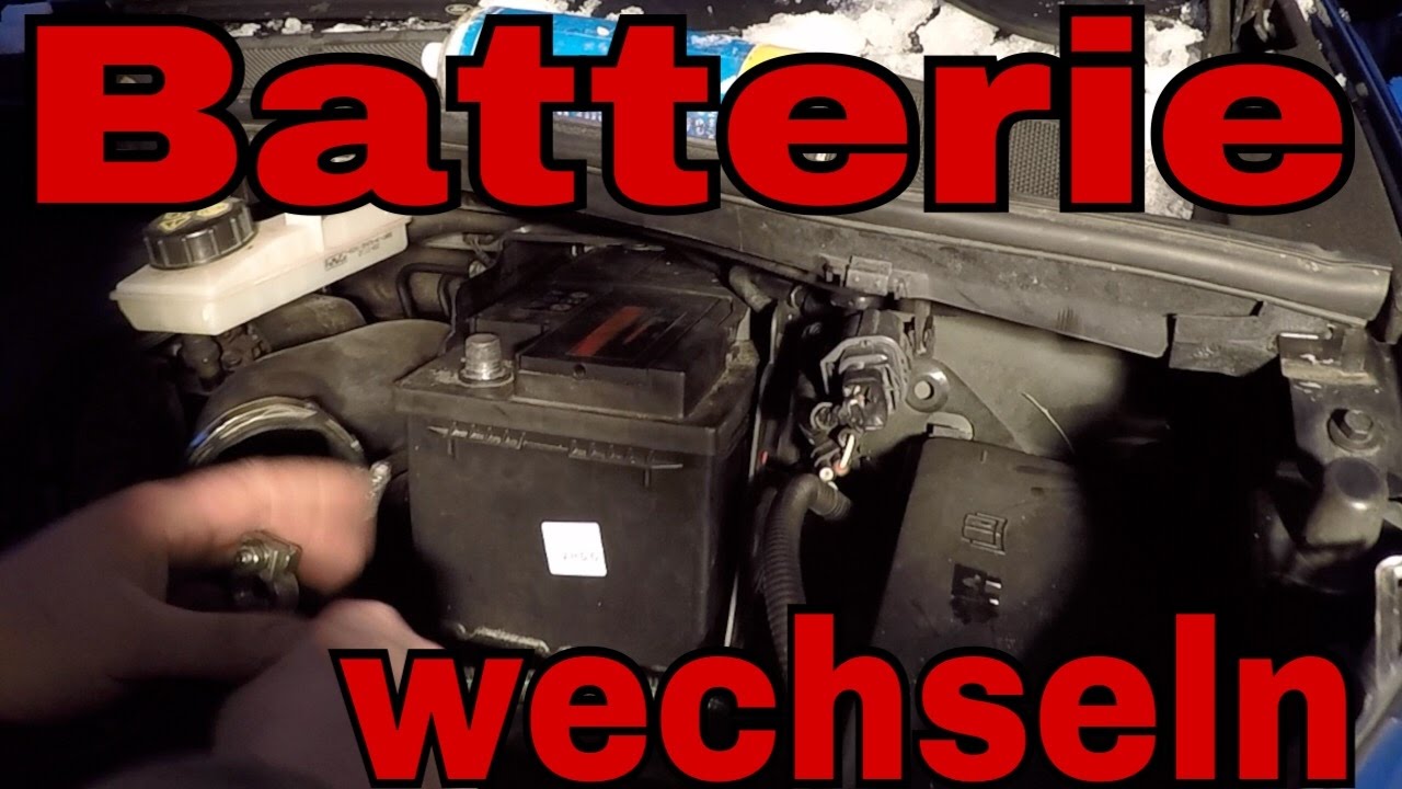 BATTERIE WECHSELN / Autobatterie Starterbatterie Wechsel Ford Galaxy  (Tutorial) Changing the Battery - YouTube