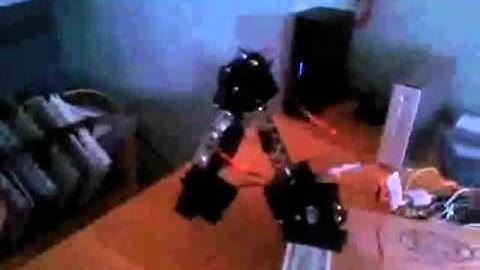 robot arm control with nunchuk wii