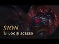 Sion the undead juggernaut  login screen  league of legends