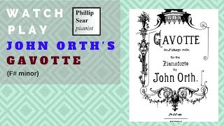 john orth: gavotte (f# minor)
