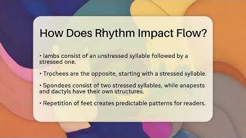 How Does Rhythm Impact Flow? - The Prose Path