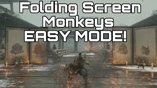 SEKIRO! Folding Screen Monkeys EASY MODE!
