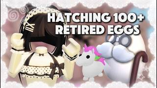 Hatching 100 Retired Eggs | Will I get lucky | Part 1