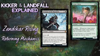 MTG Kicker and Landfall Mechanics Explained!