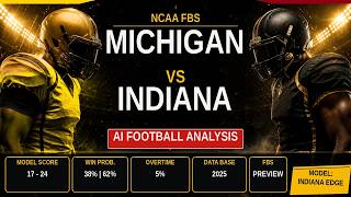 Indiana vs Michigan Prediction | NCAA FBS Week 8 📺 @Tactical_Logic_FOOTBALL @Tactical_Logic_NBA