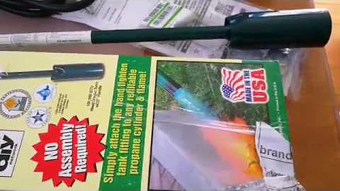 Weed Dragon - flame thrower that kills weeds
