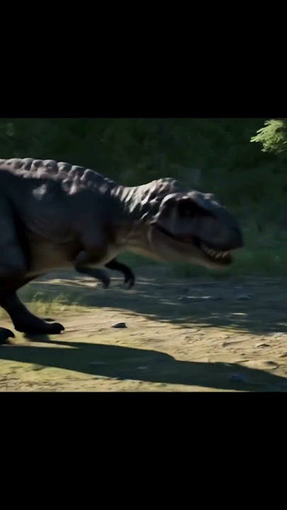 When a Chicken Suddenly Becomes a T-Rex… 🐔➡🦖