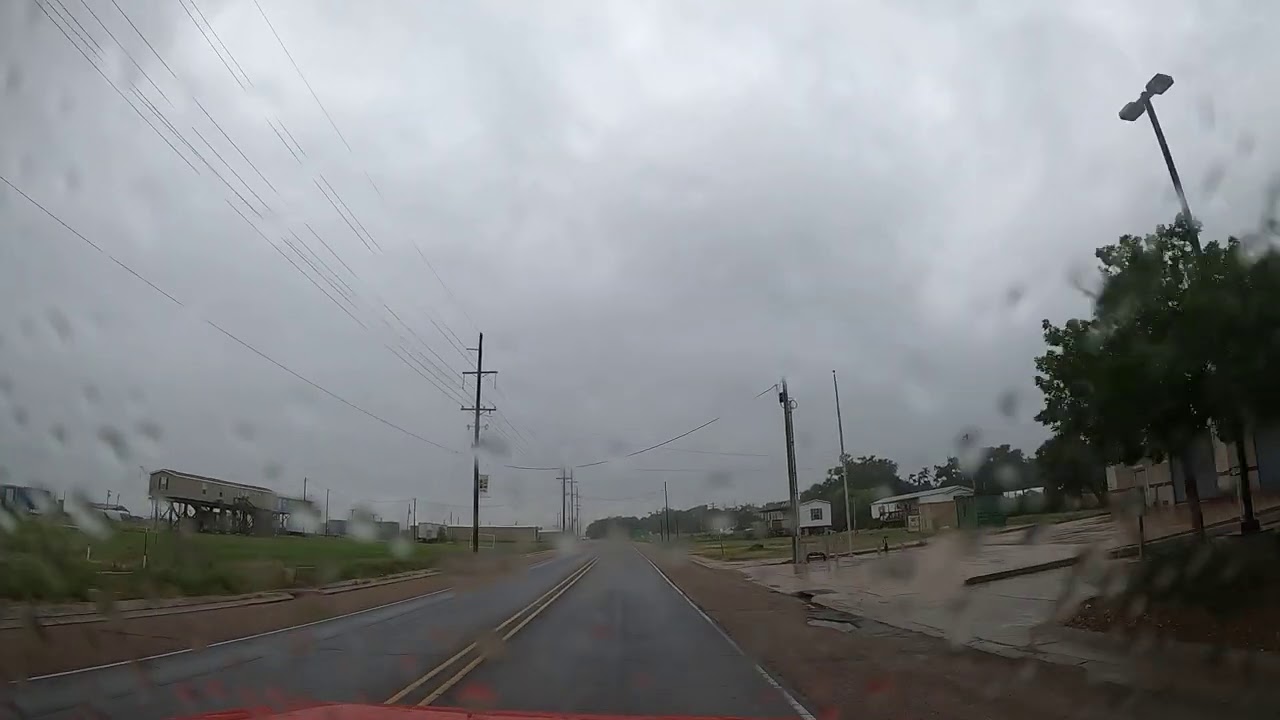 Driving through Cameron Louisiana hours before Hurricane Laura hit.... YouTube