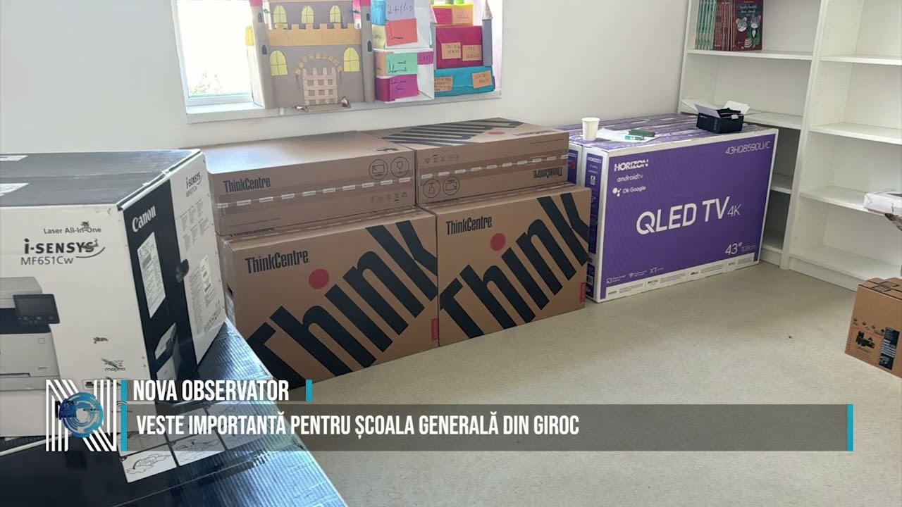 VESTE IMPORTANTĂ PENTRU ȘCOALA GENERALĂ DIN GIROC