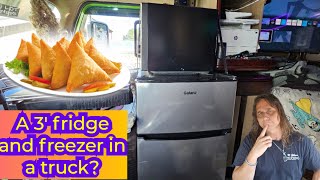 Adding a 3 foot fridge with seperate freezer to my Freightliner Coronado