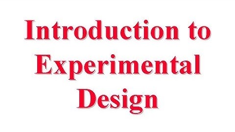 CSE567-13-16: Introduction to Experimental Design for Computer System Performance Evaluation