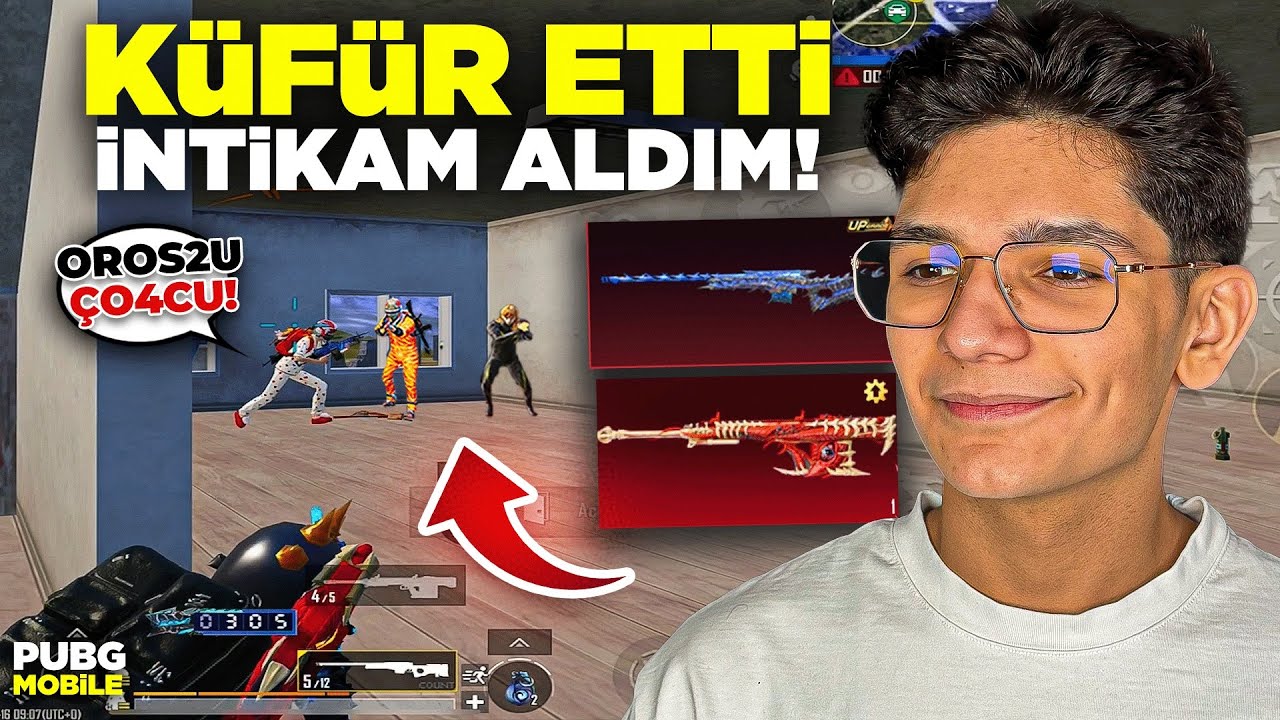 KÜFÜR EDİP DALGA GEÇTİ! ESKİ SASUKEYİ GÖSTERDİM! 57 KİLL - PUBG MOBİLE