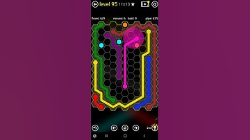 How To Solve Flow Free Hexes Extreme Hextangle Pack Level 95 Board Walk Through Solution Walkthrough
