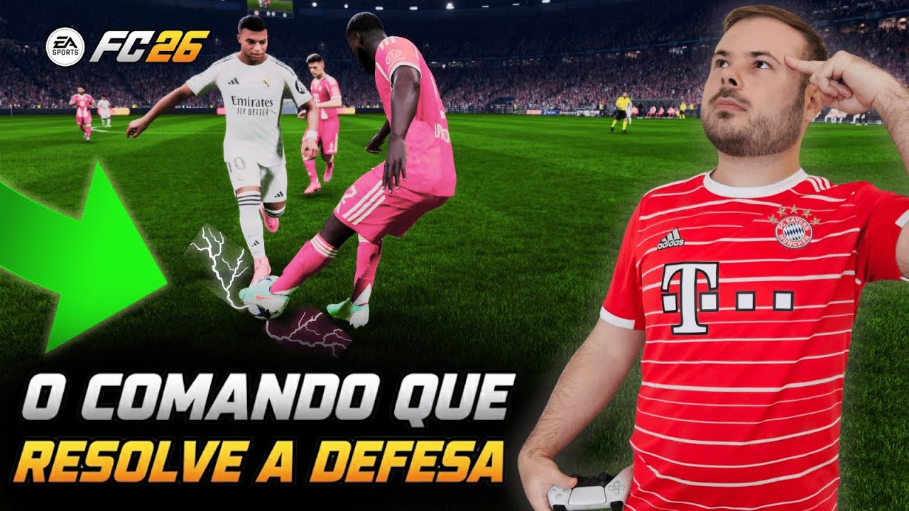 FC 26 | O Comando que vai arrumar sua Marcação! 🛡️ Tutorial de DEFESA