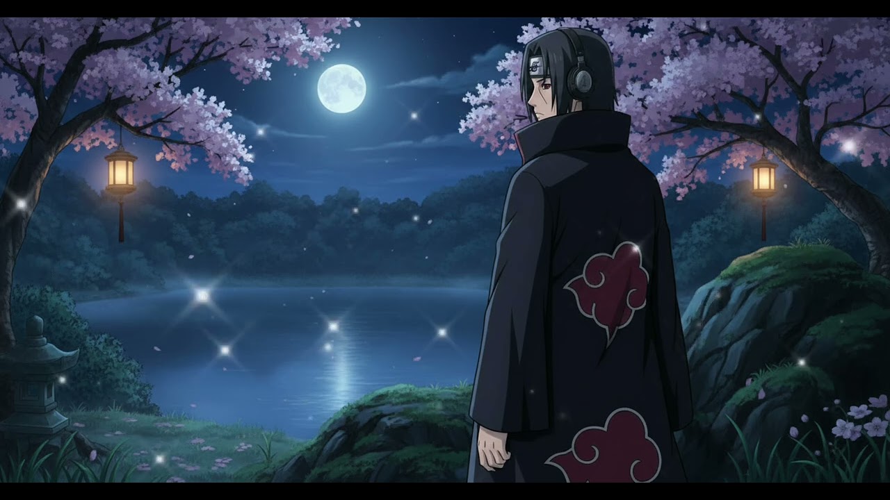 Itachi Sharingan im Mondscheinlicht