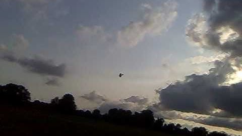 scratchbuilt 1.2M Ultimate Biplane foamie fail