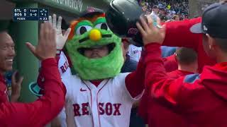 The Red Sox score 5 runs in their 1st offensive inning at Fenway Park in 2025 - Full Half Inning