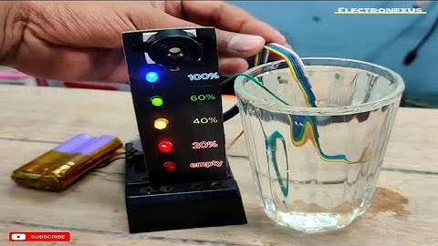 Water Level Indicator Project using Sensors | DIY Electronics for Students | Electronexus | EI2506