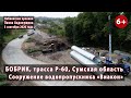 СУМЩИНА. Сооружение водопропускника "Виакон" на трассе Р-60 в Бобрике. 03.09.2020