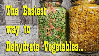 Dehydrating frozen Vegetables ~ Fill You Pantry Fast & Cheap