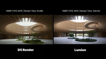 Animation rendering time | Lumion vs. D5