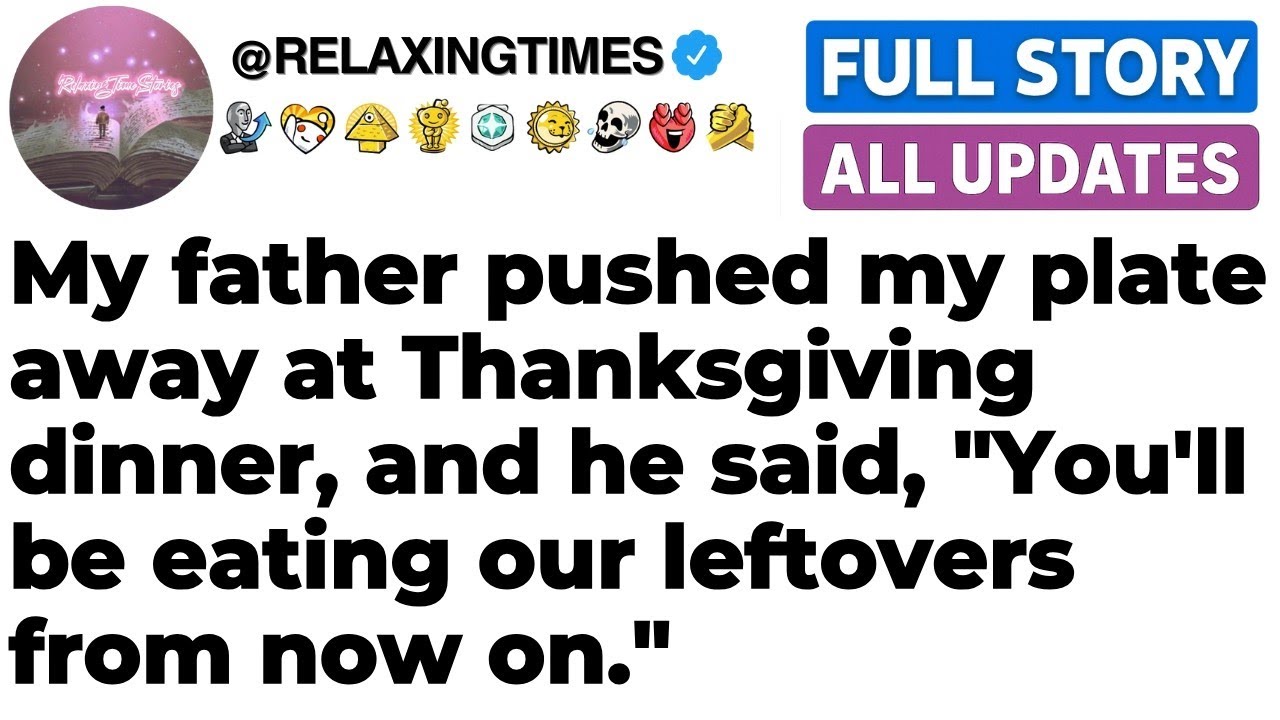 My father pushed my plate away at Thanksgiving dinner… FULL STORY
