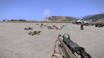 Arma 3 Experiments: Mass Ragdoll