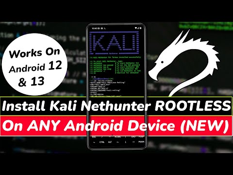 How To Install Kali Linux NetHunter On Any ANDROID device in 2023 Without ROOT (NEW)