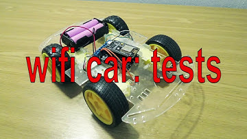 WIFI car on ESP8266 with Blynk control.