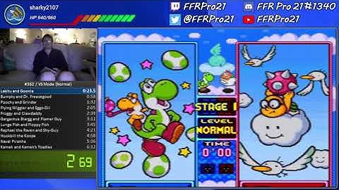 SNES - Tetris Attack - VS Mode Speedrun (Normal) - 2:50 IGT (6:12.050 RTA)