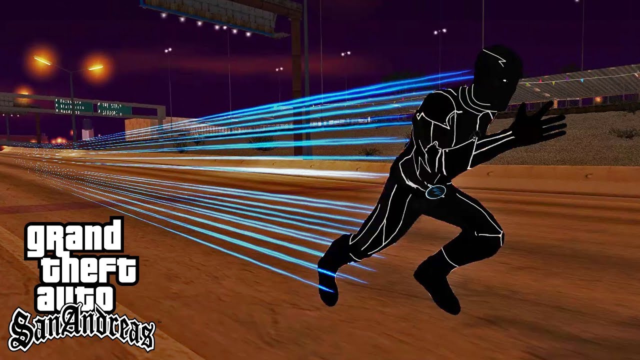 ZOOM В ГТА САН АНДРЕАС (СУПЕР СКОРОСТЬ)