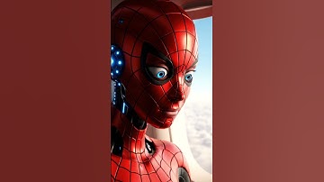 Sad Spider Bot Loses Its Baby on Flight 😭 #shorts #spiderman #sad