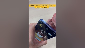 Does Samsung Galaxy A34 5G have Dual SIM? #galaxya34 #simcard #dualsim #shorts