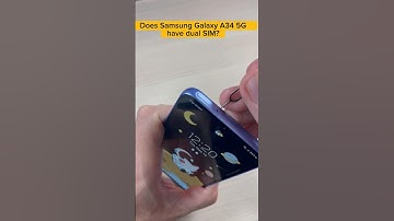 Does Samsung Galaxy A34 5G have Dual SIM? #galaxya34 #simcard #dualsim #shorts