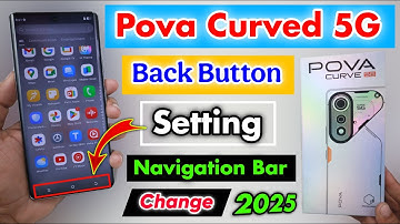 Tecno Pova Curved 5G Back Button Kaise Lagaye || Pova Slim 5G Navigation Change 🔥
