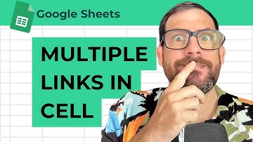 Hoe voeg ik meerdere links toe in een cel in een Google Sheet?