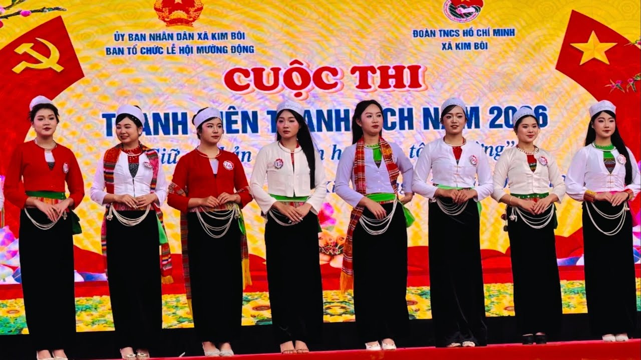 Lễ Hội Mường Động 2026 Cuộc Thi Thanh Niên Thanh Lịch Với Phần Ứng Xử Của Các Cô Gái Dân Tộc Mường 
