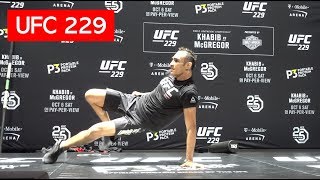 Tony Ferguson Break Dances During Ufcs Open Workout