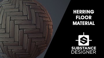 Substance Designer -  Herringbone Wood Floor Material